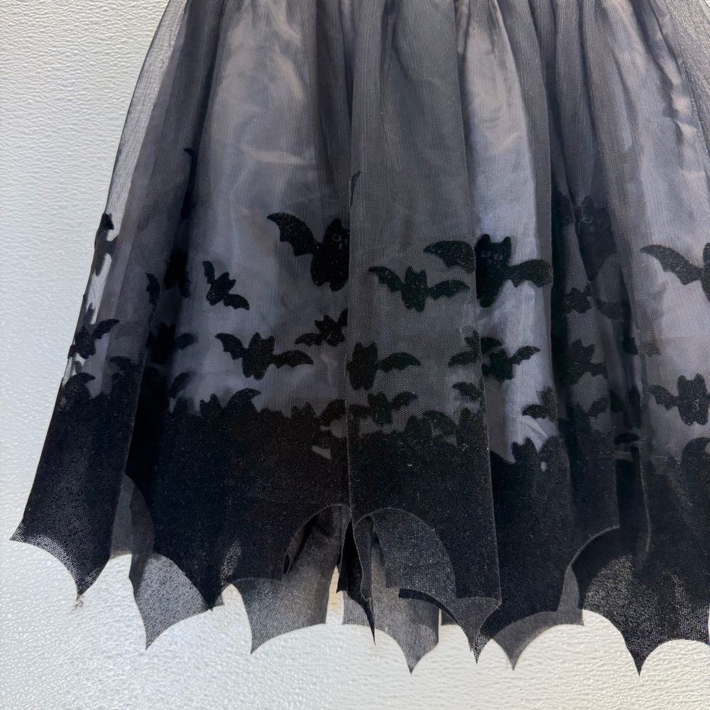 H&M Girls Black Bat Tulle Skirt‎ Halloween US 6X/7 - Picture 9 of 17